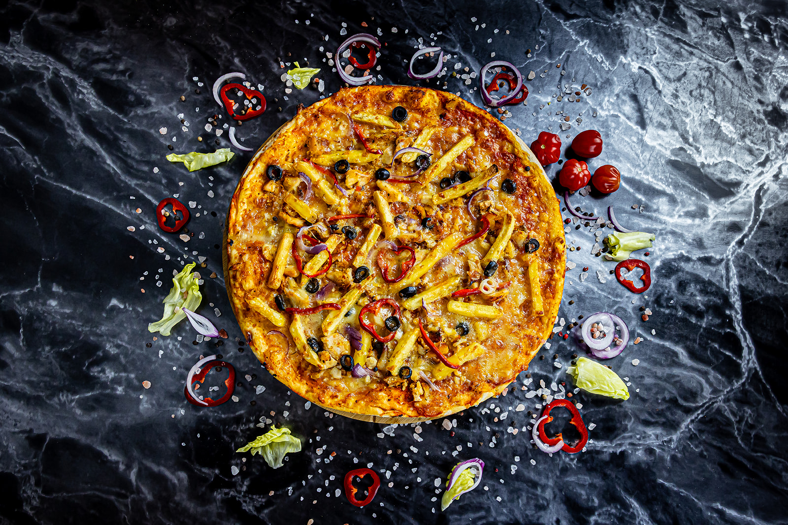 Fotografie de produs pizza Craiova